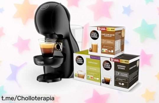Descubre la cafetera De'Longhi Nescafé Dolce Gusto Piccolo XS a precio regalado y prepara más de 30 bebidas irresistibles en casa, ¡tu momento coffee te espera!