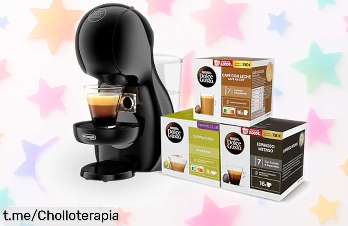 Descubre la cafetera De’Longhi Nescafé Dolce Gusto Piccolo XS a precio regalado y prepara más de 30 bebidas irresistibles en casa, ¡tu momento coffee te espera!