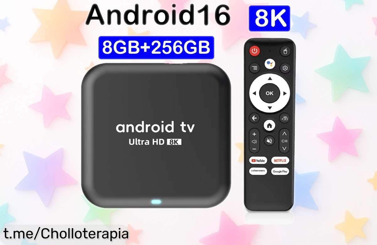 Descubre la increíble Smart TV Box Q18 con Android y Google Assistant, chollo a precio rebajado para disfrutar tus peli y series en 8K como nunca antes. ¡No te lo pierdas!