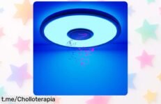 Descubre la lámpara LED con altavoz Bluetooth y cambio de color RGB, ¡un super chollo para iluminar tu hogar al ritmo de tu música! No lo dudes, ¡consíguela antes que se acabe!