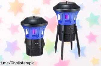 Descubre la lámpara antimosquitos EDM negra que elimina plagas en un plis y embellece tu hogar, ¡no dejes pasar este ofertón sorprenderte solo hoy!