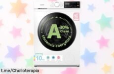 Descubre la lavadora COMFEE’ 10kg que puedes controlar desde tu móvil, un ofertón increíble para disfrutar de ropa impecable y sin olores. ¡No dejes pasar esta oportunidad!