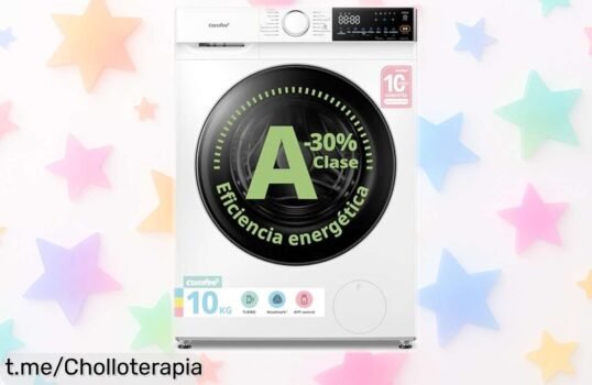 Descubre la lavadora COMFEE’ 10kg que puedes controlar desde tu móvil, un ofertón increíble para disfrutar de ropa impecable y sin olores. ¡No dejes pasar esta oportunidad!