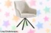 Descubre la silla giratoria de comedor SONGMICS con patas de acero, montaje fácil y calidad que aguanta hasta 120 kg en un ofertón sorprendente que no querrás dejar pasar.