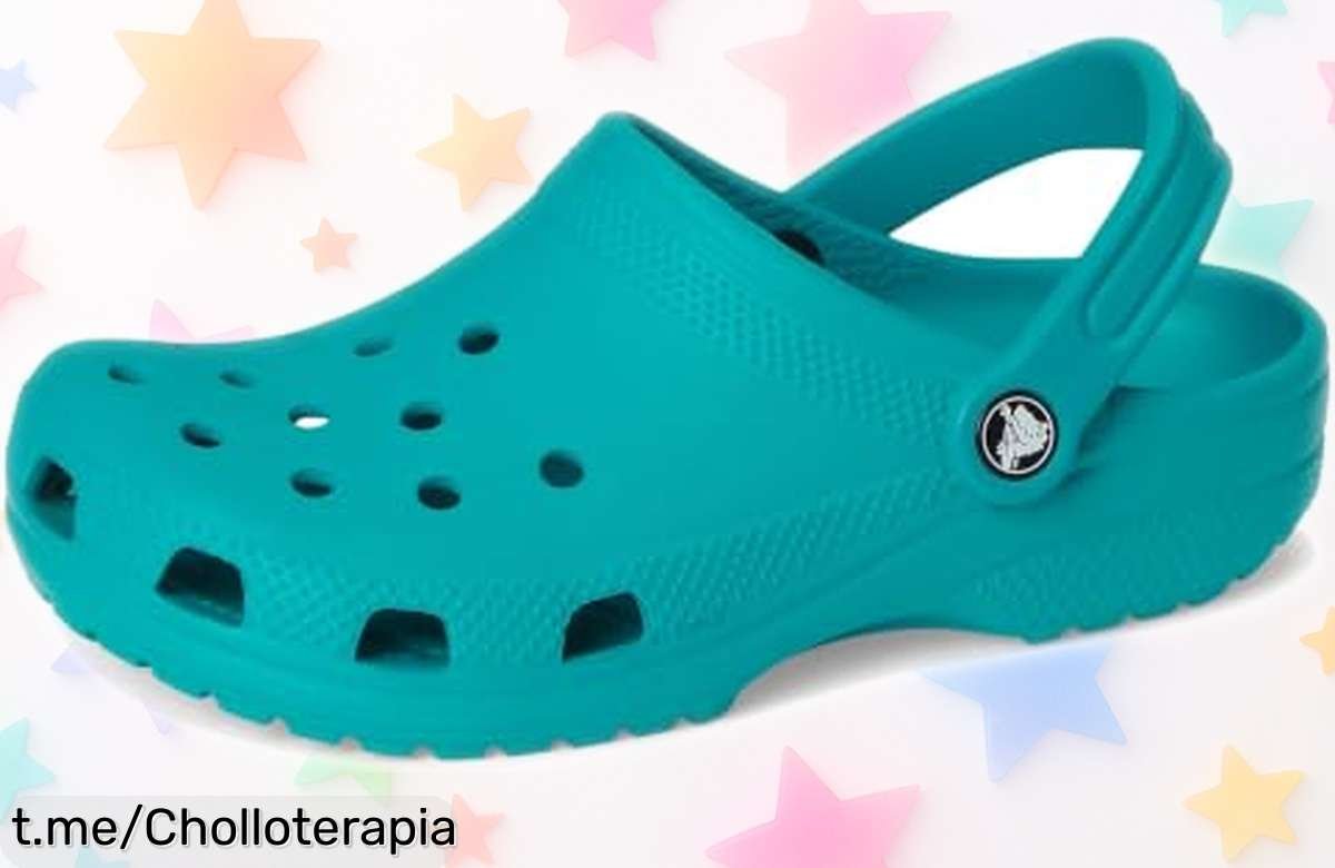 Descubre los Zuecos Crocs Classic Clog K para peques, perfectos para jugar sin parar y con un precio que te hará sonreír. ¡No dejes pasar esta locura!