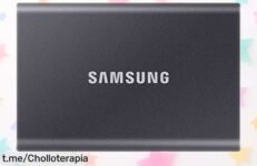 Disco duro externo Samsung Portable SSD T7 1 TB, velocidad y seguridad al instante con un precio que sorprende: ¡no dejes pasar esta oportunidad!
