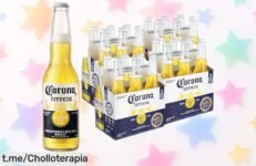 Disfruta de 4 packs de 6 botellas de Corona a un precio jamás visto y haz las mejores reuniones con los amigos sin complicaciones, ¡no te lo pierdas!