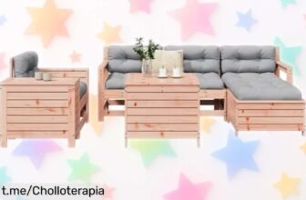 Disfruta del verano con el sofá de jardín LXYZWRW en 7 piezas, un ofertón resistente y cómodo que transformará tu terraza en un lugar especial. ¡Hazlo tuyo antes que se acabe!