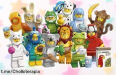Divertida caja LEGO Minifigures Animales edición 28, sorprende a los peques con figuras molonas y accesorios ¡Un planazo para piñatas que seguramente querrán tener ya!