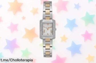 Elegante y espectacular reloj Michael Kors Emery para mujer: chollo de correa metálica en oro y plata que no querrás dejar escapar. ¡Hazlo tuyo antes de que se agote!