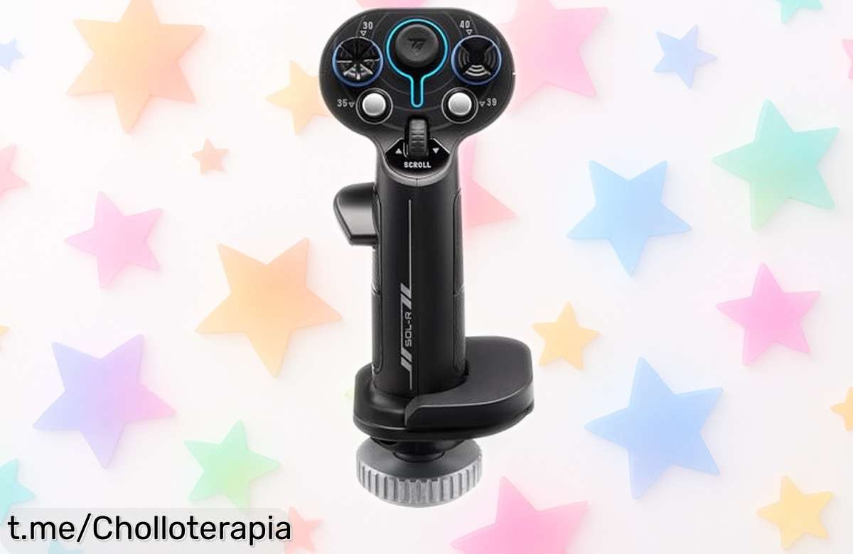 Empuñadura Thrustmaster SolR 3 AVA con control total y precisión brutal: ¡no dejes pasar este ofertón que transformará tus vuelos espaciales!