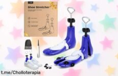 Ensanchador de zapatos MoeQuliee con tres tallas ajustables a un precio de ganga que no puedes dejar pasar, ponte cómodo y sonríe cada vez que te lo pongas.