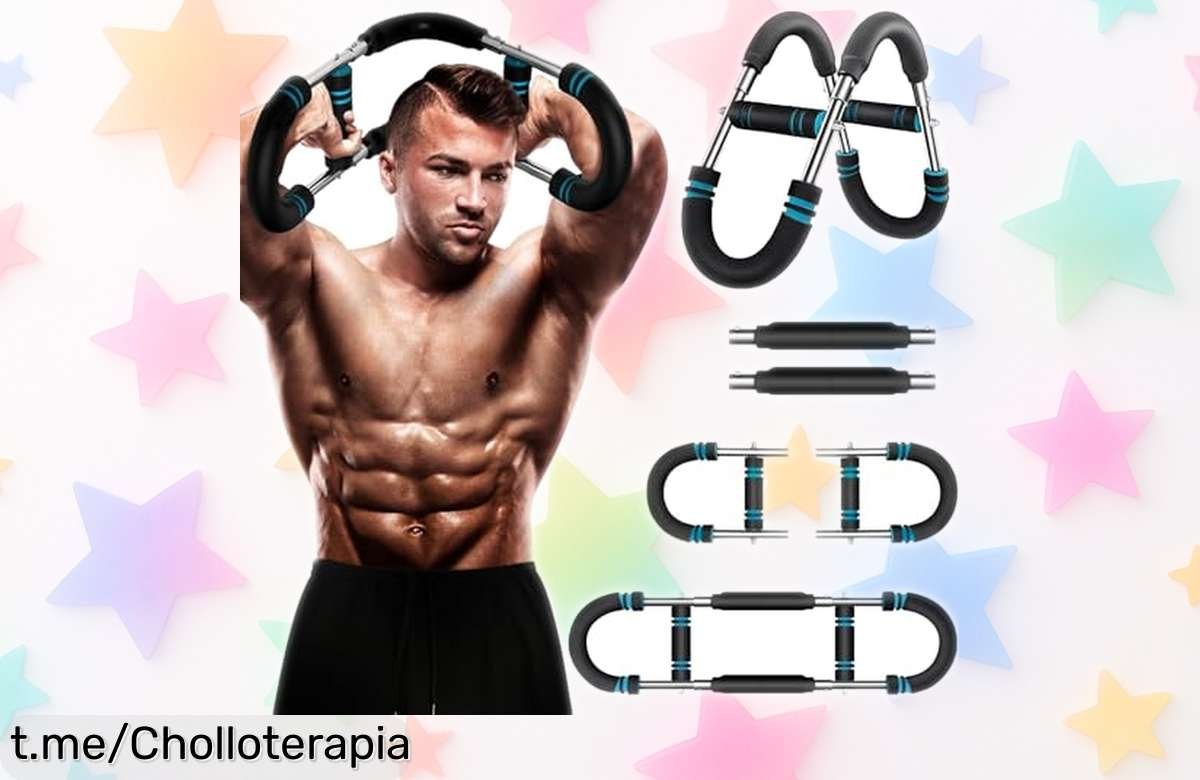 Entrenador de brazos Twister Arm Trainer a precio rebajado: ¡Fortalece pecho, brazos y espalda en solo 10 minutos al día! Aprovecha este chollo antes que se agote.