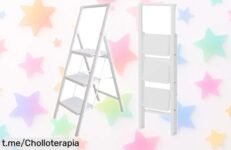 Escalera plegable UABA de acero: espectacular rebaja en un ofertón que no puedes dejar escapar, ¡aprovéchala y transforma cada rincón de tu hogar hoy mismo!
