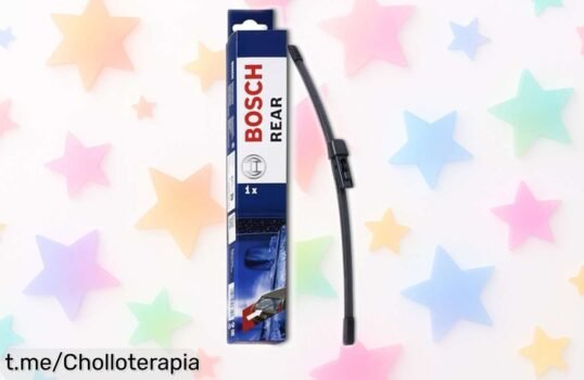 Escobilla trasera Bosch A331H para luneta, limpieza rápida y glaseado al cristal por un precio de ganga que no querrás dejar pasar. ¡Haz tu pedido ahora!