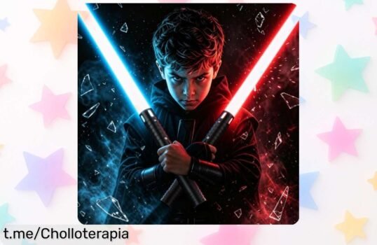 Espadas láser recargables FunGeneTEC 2 en 1 con luces y sonidos reales, pack de 2 para aventuras épicas; ¡aprovecha este super chollo y vive la acción al máximo!