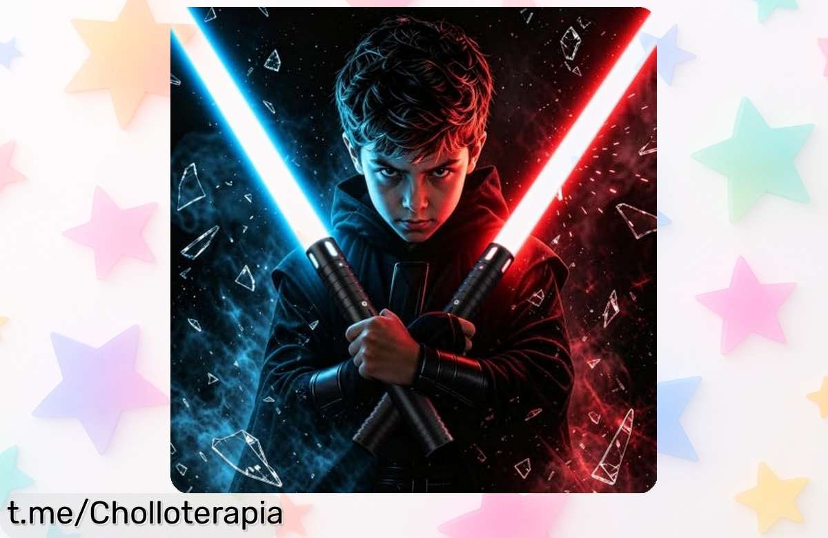 Espadas láser recargables FunGeneTEC 2 en 1 con luces y sonidos reales, pack de 2 para aventuras épicas; ¡aprovecha este super chollo y vive la acción al máximo!