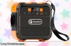 Estación de energía FlashFish A101, el chollazo para tus aventuras al aire libre, nunca fue tan fácil llevar la batería a tope y disfrutar cada momento. ¡No te quedes sin ella!