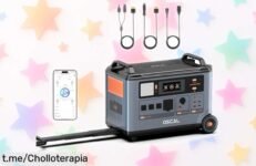 Estación de energía portátil PowerMax 6000 a precio rebajado, perfecta para emergencias y escapadas. ¡Aprovecha este chollo antes que se agote!