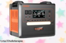 Estación de energía portátil SolarPlay Q2402M a precio loco, carga rápida y 14 puertos: el generador solar más bestia que no puedes dejar pasar en tu próxima aventura al aire libre.