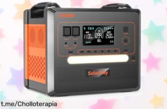 Estación de energía portátil SolarPlay Q2402M a precio loco, carga rápida y 14 puertos: el generador solar más bestia que no puedes dejar pasar en tu próxima aventura al aire libre.