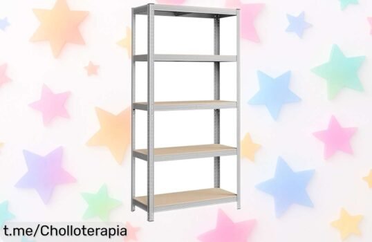 Estantería de acero resistente SONGMICS GLR40SV: ¡orden total con 5 niveles a un precio locos! Aprovecha este chollazo y organiza tu espacio sin complicaciones, tu hogar lo necesita.