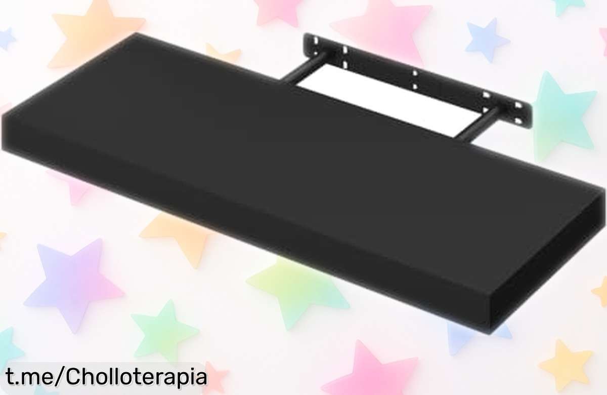 Estantería flotante WOLTU que transforma tu espacio sin dejar un dineral, ¡aprovéchala y dale a tus paredes un toque único antes de que se acabe!