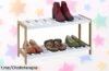 Estantería para zapatos Relaxdays con 2 niveles a precio de ganga, organizada y moderna: ¡no dejes que tus zapatos se pierdan más, hazte con ella ya!
