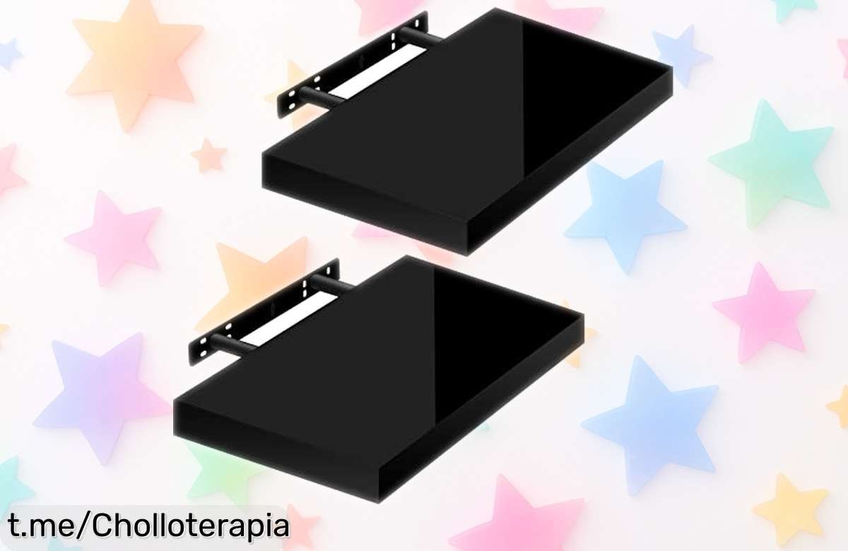 Estantes flotantes WOLTU pack de 2 a un precio de ganga para organización y estilo; dale vida a tus rincones y disfruta cada día más tu espacio.