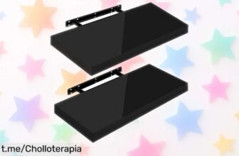 Estantes flotantes WOLTU pack de 2 a un precio regalado, ¡dale vida a tus libros y CDs sin líos de tornillos! Aprovecha esta súper oferta que no se repetirá.