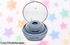 Esterilizador portátil de chupetes Suavinex que elimina gérmenes en 3 minutos y es ideal para llevar a cualquier parte, ¡no te rompas la cabeza con su increíble precio!