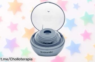 Esterilizador portátil de chupetes Suavinex que elimina gérmenes en 3 minutos y es ideal para llevar a cualquier parte, ¡no te rompas la cabeza con su increíble precio!