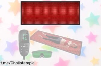 Esterilla de terapia de luz roja 3 en 1 que alivia el dolor y mejora la circulación. ¡Su precio ha caído como nunca antes! Relájate ahora con este chollo irresistible para ti.