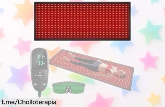 Esterilla de terapia de luz roja 3 en 1 que alivia el dolor y mejora la circulación. ¡Su precio ha caído como nunca antes! Relájate ahora con este chollo irresistible para ti.