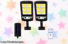 Farola solar exterior Magic Select: luz instantánea y resistencia total para iluminar tu jardín. ¡No dejes pasar este ofertón que hará brillar tus noches!