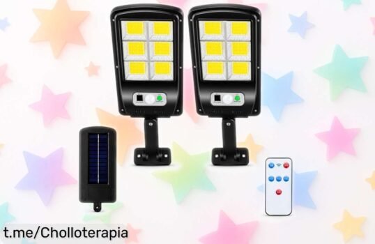 Farola solar exterior Magic Select: luz instantánea y resistencia total para iluminar tu jardín. ¡No dejes pasar este ofertón que hará brillar tus noches!