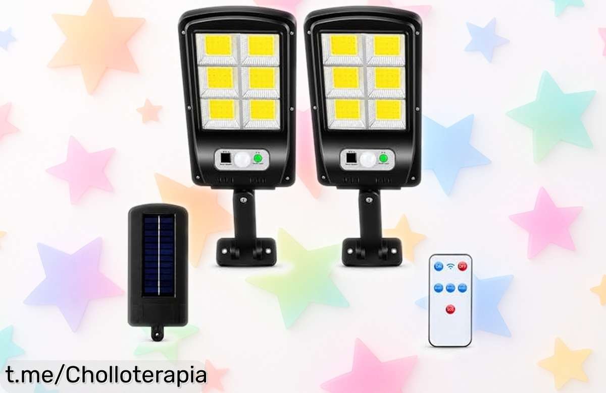 Farola solar exterior Magic Select: luz instantánea y resistencia total para iluminar tu jardín. ¡No dejes pasar este ofertón que hará brillar tus noches!
