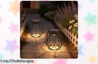 Farolillos solares Ketom que iluminan toda la noche y aguantan lluvia. ¡Llévate este chollazo para cambiar el ambiente de tu jardín antes de que se acabe!