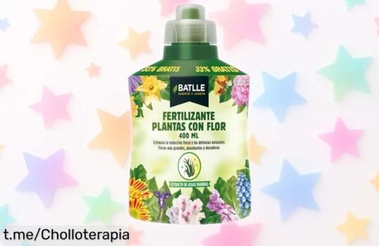 Fertilizante Semillas Batlle de 400ml para flores grandes y coloridas a precio loco: ¡Haz que tus plantas brillen sin dejarte un dineral!