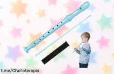Flauta dulce soprano DWFEYOI para niños: ¡Kit completo con bolsa y limpieza a un precio irreal que no podrás dejar escapar! Aprender música ahora es más fácil y divertido.