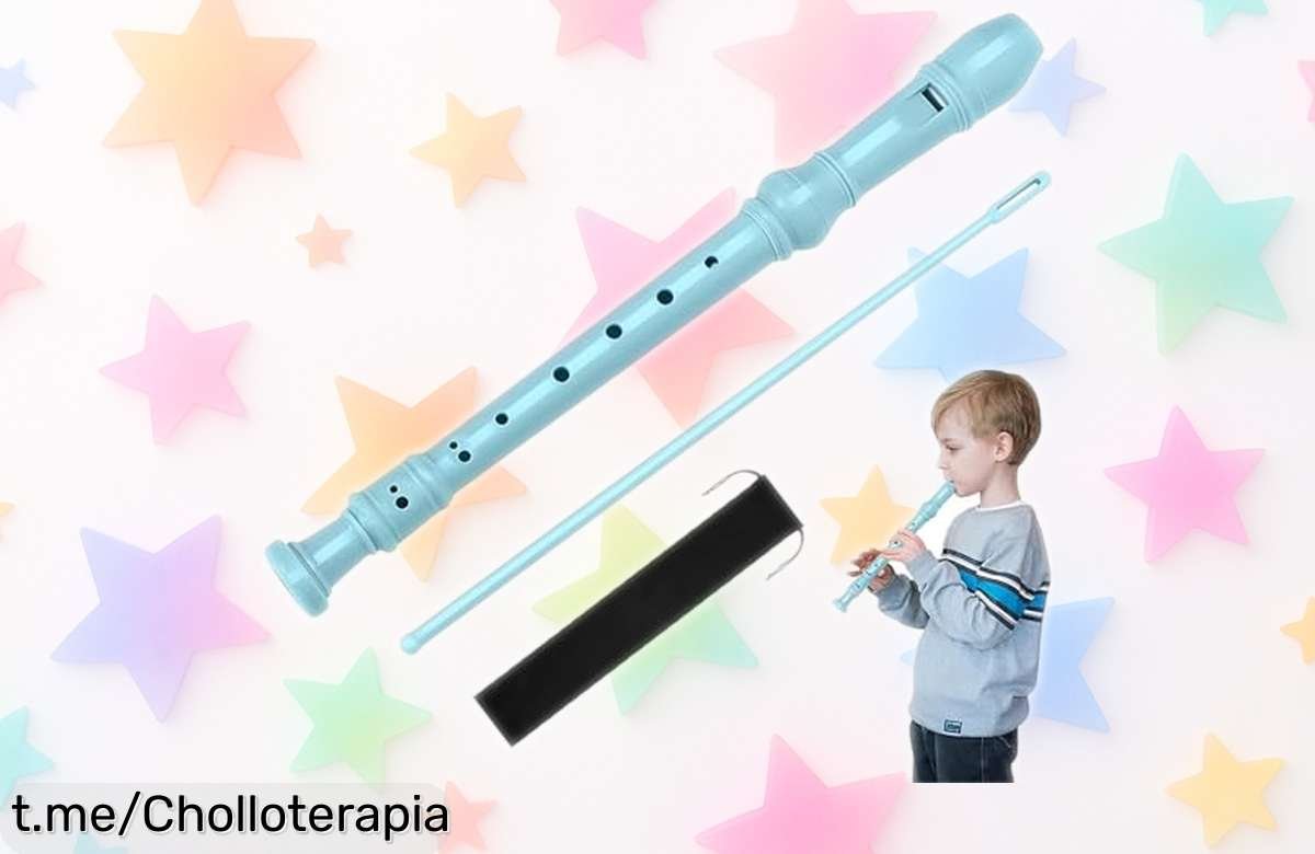 Flauta dulce soprano DWFEYOI para niños: ¡Kit completo con bolsa y limpieza a un precio irreal que no podrás dejar escapar! Aprender música ahora es más fácil y divertido.