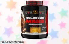 Gainer Colossus Mass de King Nutrition: mezcla explosiva para ganar masa muscular ¡Chollo imperdible para transformar tus entrenos y sentirte más fuerte que nunca!