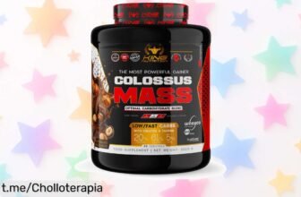 Gainer de King Nutrition para subir masa muscular, ¡increíble precio rebajado que no querrás dejar escapar! Dale un impulso a tu entrenamiento y siente la fuerza.