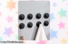 Ganchos autoadhesivos CCDecor para colgar toallas y llaves, pack de 8 super resistentes a precio loco ¡Organiza tu hogar ya con este ofertón irrepetible!
