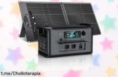 Generador solar portátil CTOLITY AP1000: el ofertón que necesitas para cargar tu energía en cualquier aventura. ¡No dejes pasar esta oportunidad única!