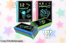 Genial pack de 12 tabletas LCD Electight para peques: resistencia, pantallas coloridas y desenfreno creativo a un precio loco que hará sonreír a tus niños ¡Apresúrate antes de que se acaben!