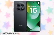 Gigante y potente móvil Xiaomi REDMI Note 15 4G con batería de larga duración: ¡aprovecha este precio loco antes que se acabe!