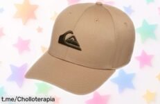 Gorra Quiksilver Decades para hombre, un ofertón con tela resistente y cierre ajustable que no querrás dejar pasar. ¡Luce increíble a un precio loco hoy mismo!