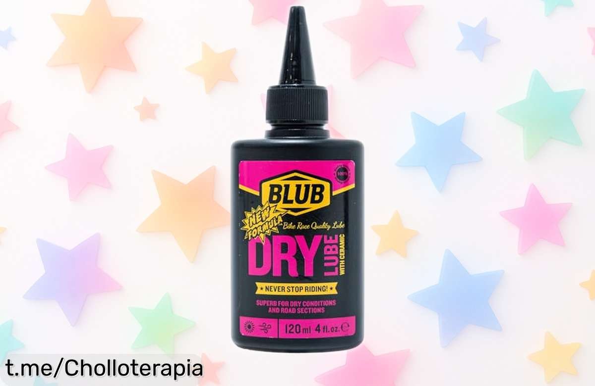 Grasa teflonada BLUB Dry Lube 120ml para tu cadena de bici: ¡aprovéchate de este ofertón que protege sin dejar pegotes y aguanta hasta las rutas más duras!