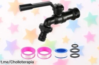 Grifo de jardín resistente y a prueba de heladas con adaptador: ¡una ganga que te hará disfrutar del aire libre por un precio increíble!